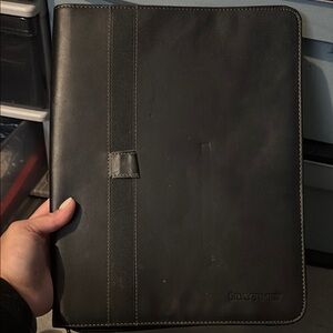 Day-Timer Black Faux Leather Planner